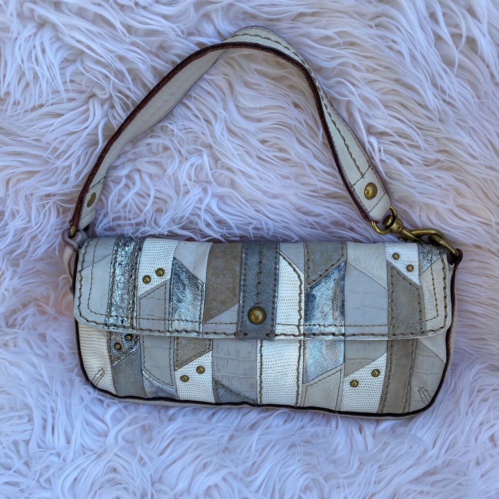 Fossil Handbag Shoulder Bag Multi Color Leather - image 7